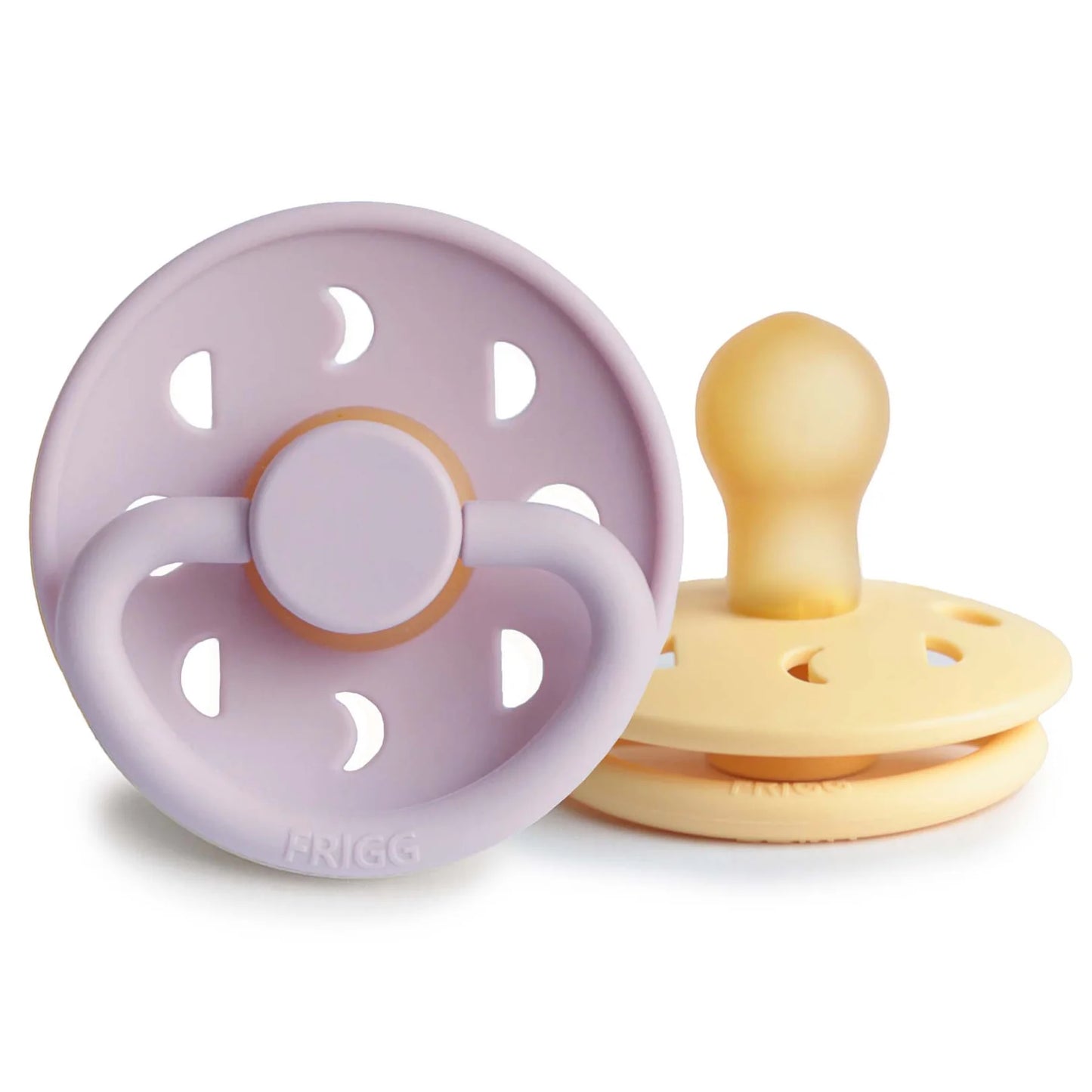 Frigg Moon Natural Rubber Baby Pacifier | 2-Pack