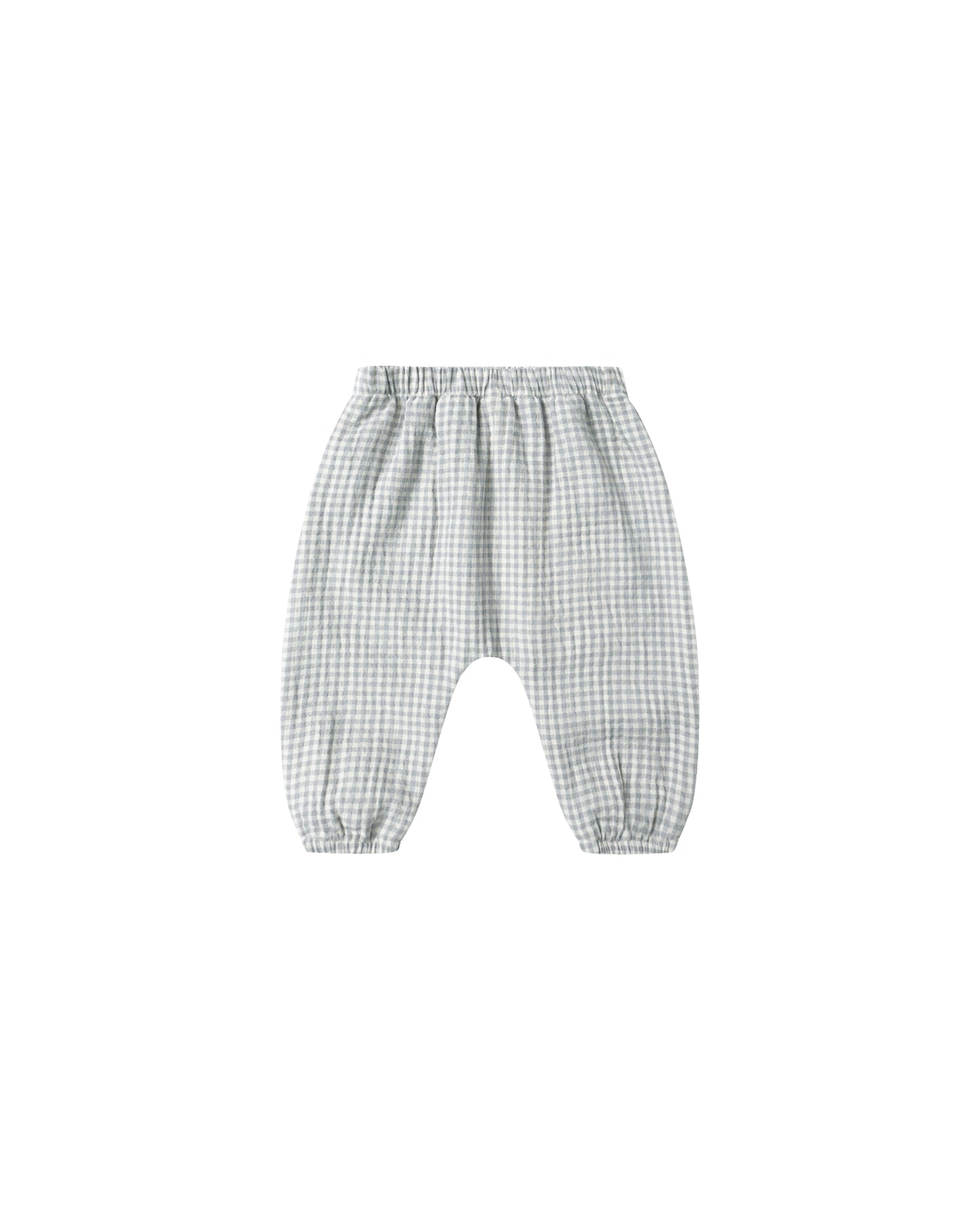 WOVEN PANT || BLUE GINGHAM
