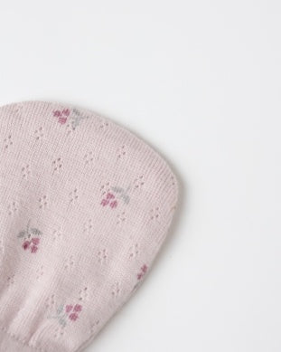 NO SCRATCH MITTENS, SET OF 2 || BLUE DITSY, LILAC DITSY