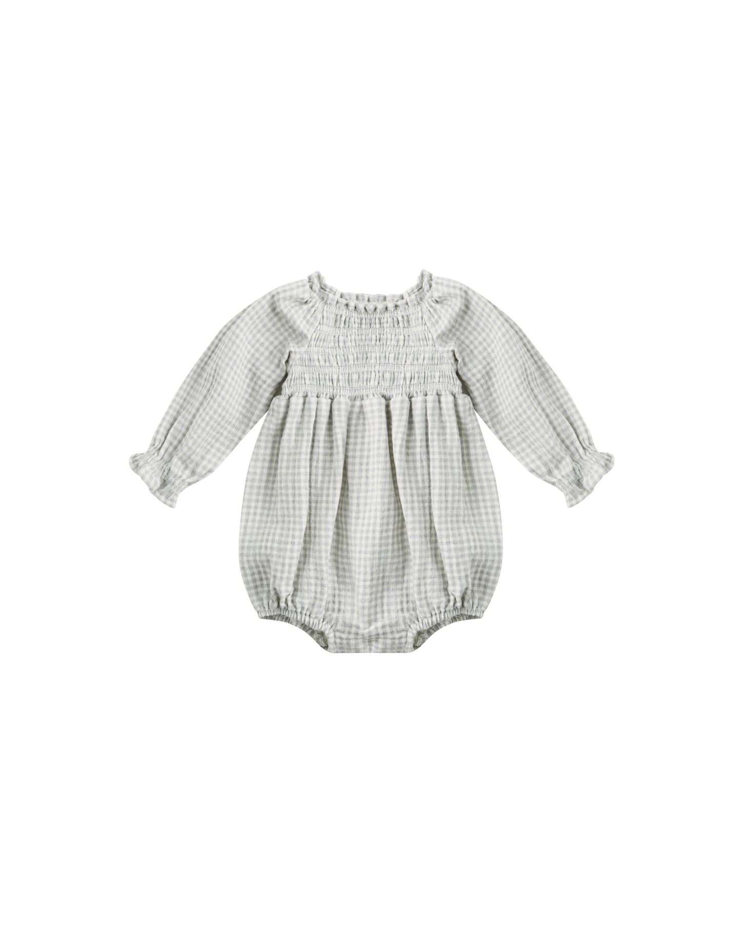 EDEN ROMPER || BLUE GINGHAM