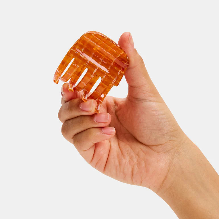 Ursa Claw in Caramel Plaid