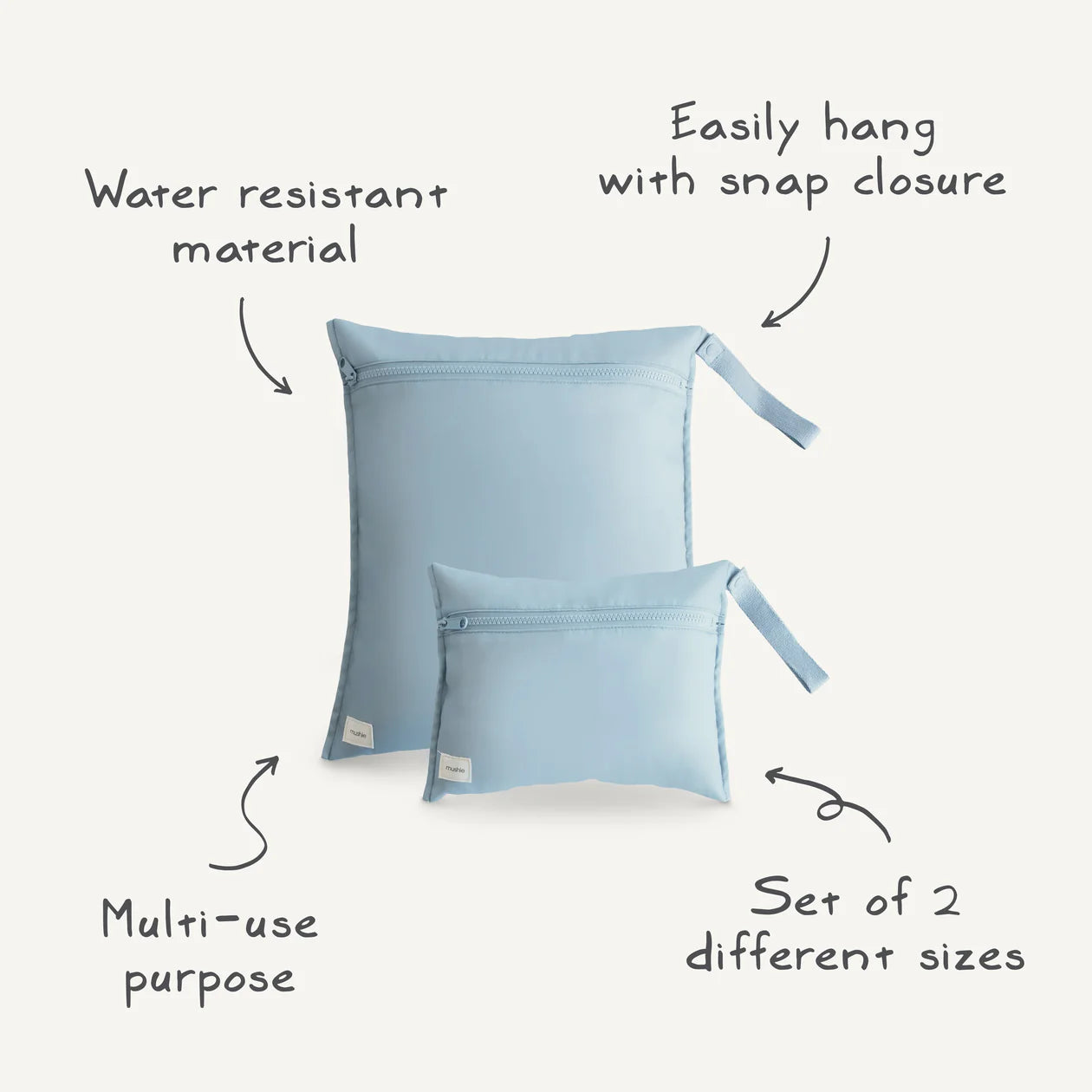 Water Resistant Wet Bag (Pastel Blooms)