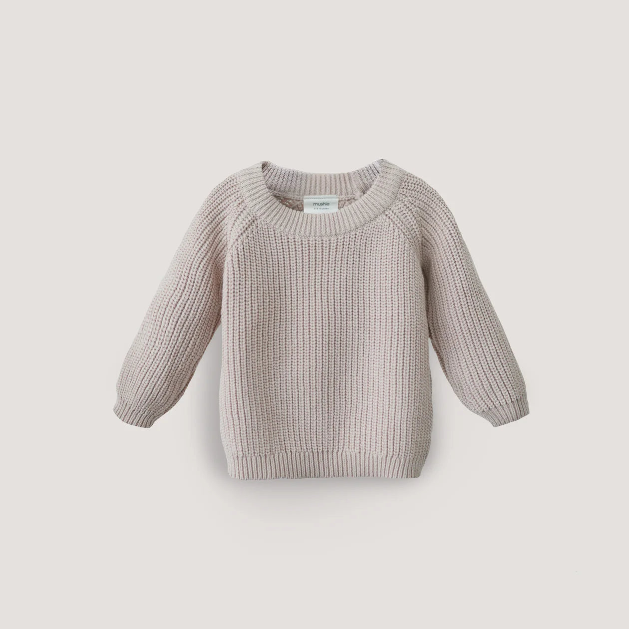 Chunky Knit Sweater (Beige)