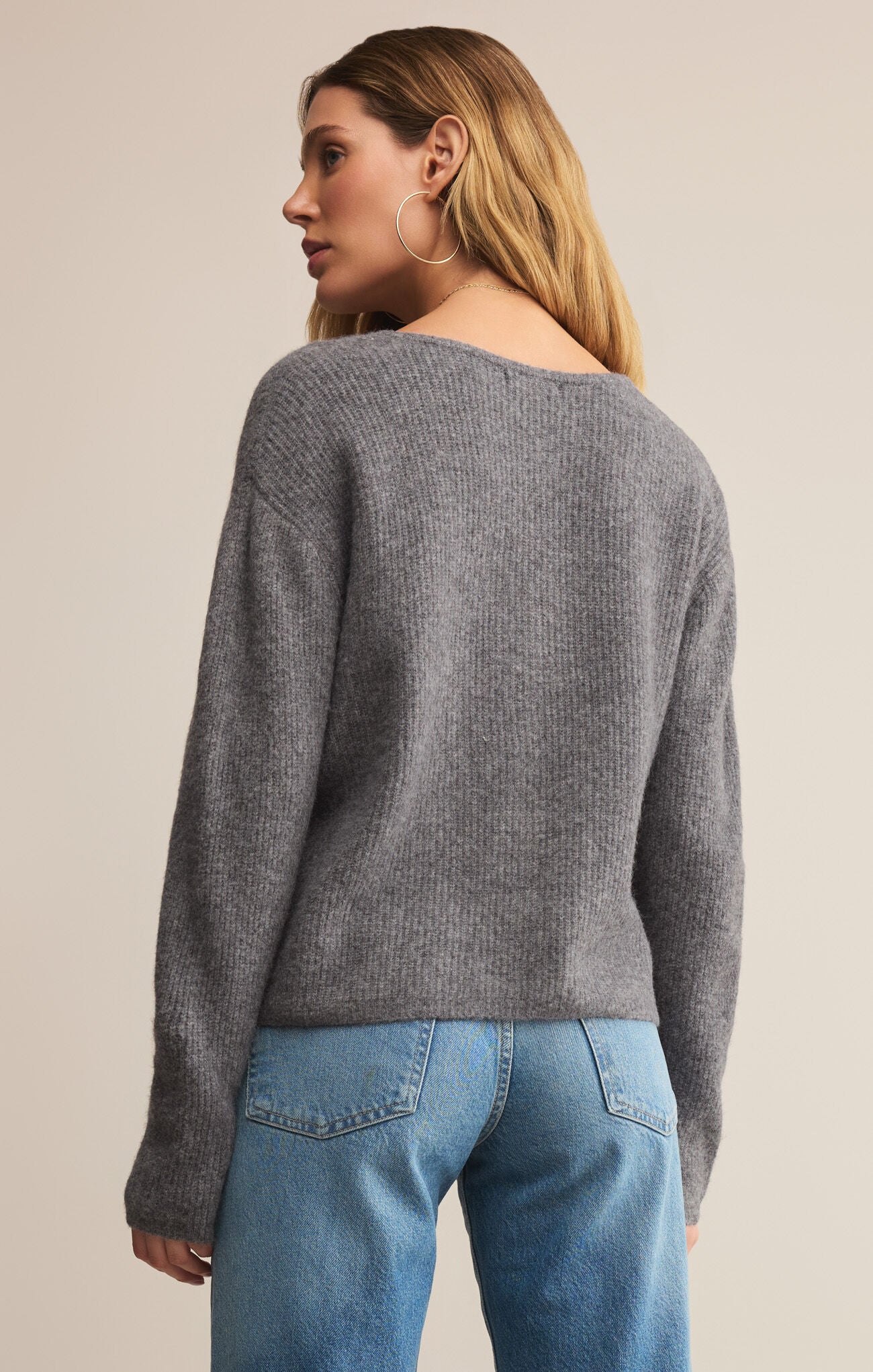 Emile Cardigan Classic Heather Grey