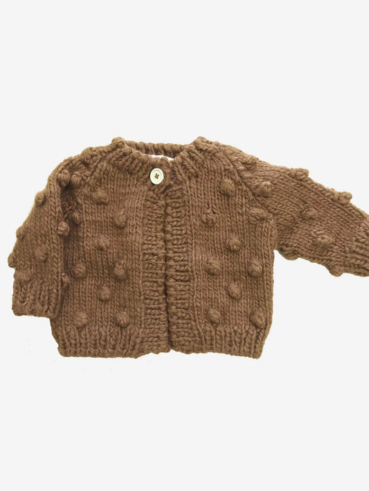 Popcorn Cardigan - Walnut