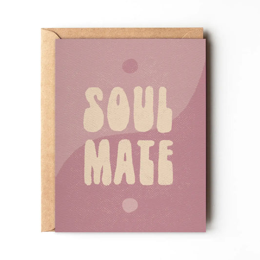 Soul Mate - Hippie Love and Friendship Card