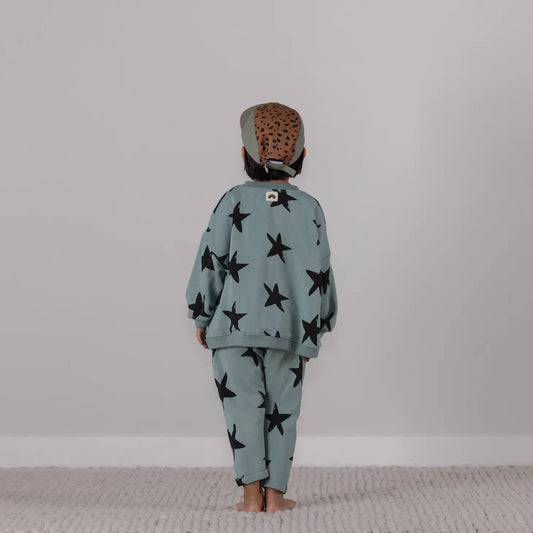 OVERSIZED SWEATSHIRT - ALL OVER STARS