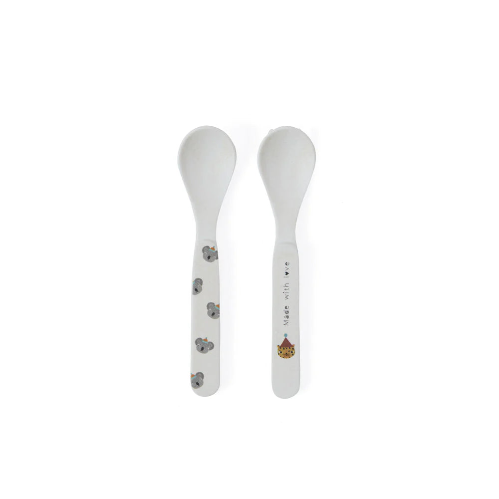HATHI BAMBOO SPOON SET IN OFF WHITE