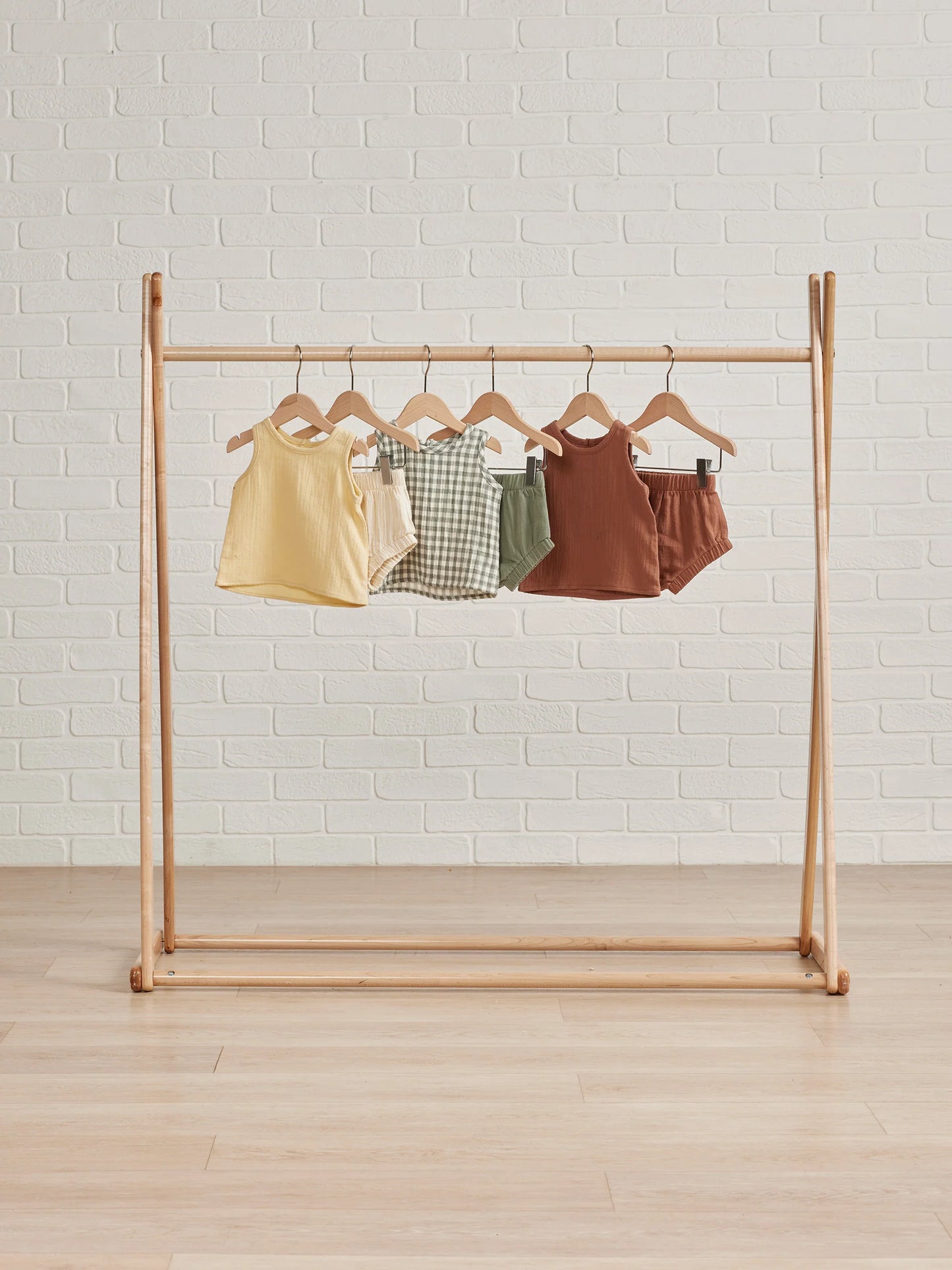 woven button short | sienna