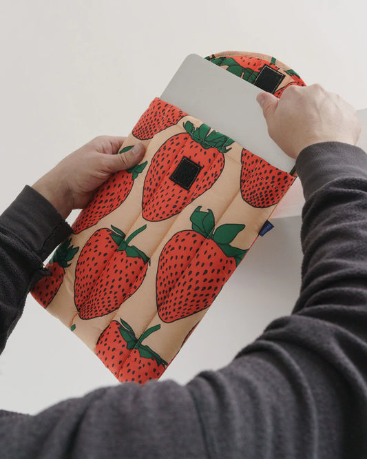 Puffy Laptop Sleeve 13/14" - Strawberry